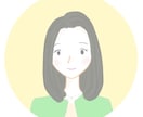SNS用♪優しいアイコン作成します 【女性らしい柔らかい雰囲気の絵柄です。】 イメージ3