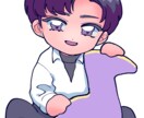キラかわSNSアイコン(人物1人)描きます アイドル・VTuberなどにもどうぞご利用ください♩ イメージ3