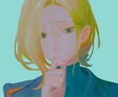 ふんわり透明感のあるSNSアイコン描きます 最短3日｜やさしく透明感のある中性的アイコン制作します イメージ2