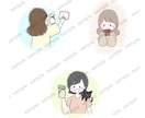 ほんわかとしたタッチのゆるかわ似顔絵を描きます アイコンやブログなどに是非ご利用ください⭐︎ イメージ7