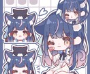 ミニキャラ・スタンプバッジ作成します 小物スタンプから背景付きミニキャラまで幅広く対応いたします！ イメージ1