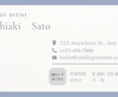 名刺つくります 最短日数で作らせて頂きます。よろしくお願いします。 イメージ2