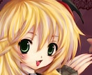 アイコン作成★通常等身絵の【顔アップ】承ります 楽しくSNSを活用する為のお手伝いします☆ イメージ6