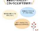 画像からトレースをいたします ロゴやイラストの画像からトレースしてAIデータに変換します イメージ2