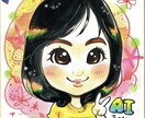 笑顔でキュートなお子様似顔絵描きます お子様の成長のご記録にポップな可愛いタッチで描きます♪ イメージ2