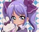 SNSなどで使えるアイコン制作します レトロな可愛いアニメイラストお探しの方に♪ イメージ2