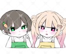 かわいい簡単なイラスト描きます 絵柄・構図全て違う種類で3枚付き イメージ2