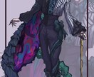 TRPG、Vなどの立ち絵、三面図、を制作できます 魅力的で個性的なキャラクターデザインに！ イメージ3