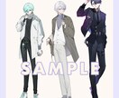 低価格・短納期／立ち絵の制作お受けします お求めやすい価格で”お任せ”の立ち絵の制作をいたします！ イメージ2