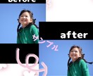 人物写真をレタッチ、メイクアップします イメチェンしたい方、子供さんなどにおススメ！ イメージ3