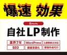 超特急LP│1週間で"伝わる"LP制作をします 速く・効果的に"価値を伝える"LPを制作│業界実績あり イメージ1