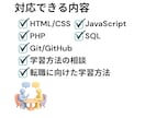 プログラミング初学者の学習相談に7日間対応します 学び始めた、変なエラーが出た、やり方が合ってるか不安な方 イメージ4