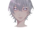 透明感があるイラストをえがいています 髪の毛の塗りにこだわっています イメージ6