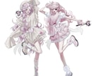 気怠さと儚さを纏う人物を描きます 立ち絵/一枚絵/キャラデザ　制作いたします イメージ2