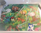 モノトーン✖フルカラー オリジナルイラスト承ります 唯一無二の生原稿にして納品します！データ化も承ります！ イメージ3