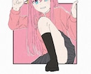 枠にはまった可愛いキャラのイラストを描きます 奇を衒った構図で魅力的に描きます！ イメージ2