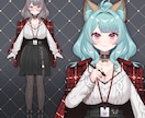 Vtuberキャラデザ、イラスト制作いたします 様々なご活動のお手伝いができれば嬉しいです。 イメージ3