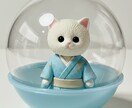 初心者向け！動物画像生成＆歌う動物の作り方教えます 癒され動物つくりませんか？あなたのペットも可愛いキャラに！ イメージ4