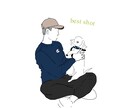 お気に入りの写真を流行りにのせてイラストにします トップ画を少しオシャレにしてみませんか？ イメージ2