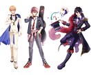 あなただけのキャラクターを制作します キャラデザ/立ち絵/SNSアイコン/配信用などに！ イメージ2
