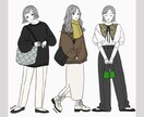商用利用OK！やわらかな印象のイラスト描きます アイコン、宣伝、挿絵などお気軽にご相談ください⭐︎ イメージ6