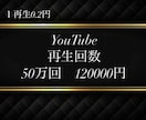 法人向け⭐️YouTube再生５０万回＋向上します ⭐️1再生０．２円⭐️保証１００日！⭐️芸能事務所・法人向け イメージ1