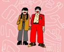 SNSアイコンをかわいく個性的に描きます かわいくてちょっとクセのあるイラスト イメージ5