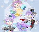 商用利用◎かわいいSDキャラのイラスト制作できます （IRIAM/Vtuber）返礼品・サムネ用お受けできます イメージ3