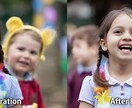 人物写真と人物のぼやけた顔の修復、白黒写真着色ます 20年以上のデザイン経験を持ち、日本国内と海外で イメージ2