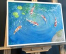 水彩絵の具で描きます デジタルではありせん。実際の絵の具を使って紙に描きます イメージ1