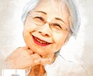 遺影写真を絵画調に加工します 遺影をイラストにして、あたたかい雰囲気の葬儀にしてみませんか イメージ3