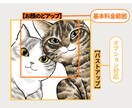 高クオリティ！可愛いドアップ猫アイコン描きます 個人で楽しむうちの子グッズ化OK／イラスト／動物／ペット イメージ5