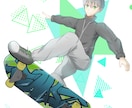 オリジナルキャラの三面図や立ち絵などを制作致します IRIAMやTRPGなど様々な用途に使える立ち絵制作します！ イメージ8