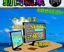 どんな動画でも編集いたします あなたのSNS活動を全力でサポートします イメージ1