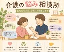 介護現場でのお悩み相談にのります 考えかたでなんとかなるさ！！！ イメージ1