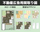 柔軟対応！美しい不動産用間取り図作成ます 不動産用2D間取り図を迅速＆高品質に イメージ1