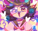 インパクトのあるデフォルメキャラ描きます アイコン、サムネイル使い方色々！ イメージ4