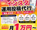 インスタグラム運用代行お手伝いいたします 忙しいあなたの代わりに運用から画像作成まで運用代行！ イメージ1