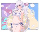 一枚絵、立ち絵、ミニキャラなど制作します 魅力的なキャラクターを制作いたします！ イメージ2