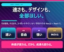 モダン技術で高速・高機能なWebサイトを制作します WordPressでは難しい高速・高自由度設計を実現 イメージ1