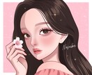 商用可✨大人可愛い/綺麗め/上品なイラスト描きます 配信用/歌ってみた/サムネ/アイコン/似顔絵/立ち絵など❣️ イメージ5