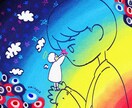 可愛らしくぬくもり溢れるカードを制作いたします 子どもの頃描いた夢のような、あなただけの一枚がほしい方へ イメージ3