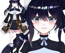 キャラデザ～パーツ分け済み立ち絵制作します キャラデザのみ・立ち絵制作のみでも可！モデリングまで一括も◎ イメージ4
