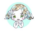 じっと見つめたくなる可愛いアイコン描きます 透明水彩を使った手描きアイコンで、SNS始めませんか？ イメージ1