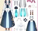 唯一無二のLive2D用イラスト、制作します お安く唯一無二の姿をお仕立てします！ イメージ2