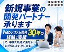 新規事業Webシステム開発いたします アイディアはあるけど開発できない時の強力なパートナー！ イメージ1