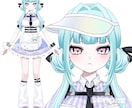 Vtuberキャラデザ～モデリング全て制作します キャラデザ・イラストのみ、配信画面、三面図等のご依頼も可能。 イメージ6