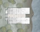 平面図や断面図や立面図の着彩します あなたの素敵な図面に色をつけて新しい見え方に イメージ4