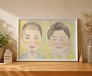 あなたの大切な方に贈る似顔絵描きます 優しい似顔絵描きます。大切な方を笑顔にする似顔絵描きます。 イメージ2