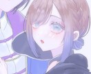 あなただけの素敵なアイコンを心を込めてお描きします 透明感と宝石のような瞳が特徴的なイラストです イメージ9